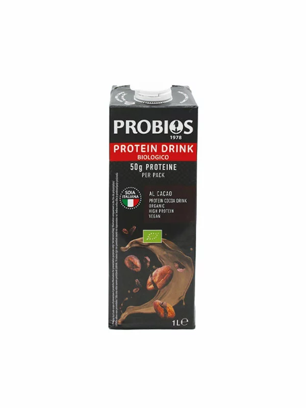 Protein Drink Cocoa Gluten Free - Organic 1000ml Probios