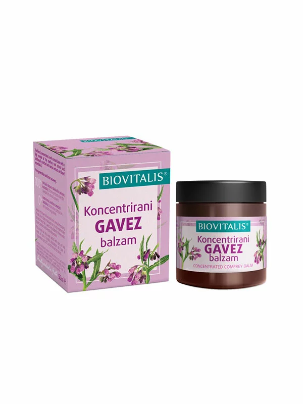 Biovitalis concentrated comfrey balm in a packaging of 50ml