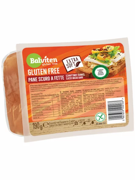 Gluten Free Dark Bread - 190g Balviten