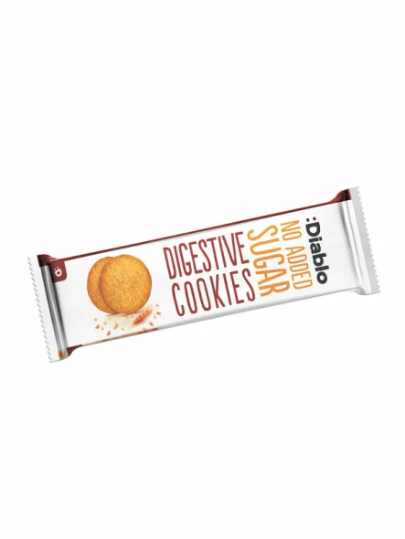 Diablo Digestive Cookies With No Added Sugar in a packaging of 150g