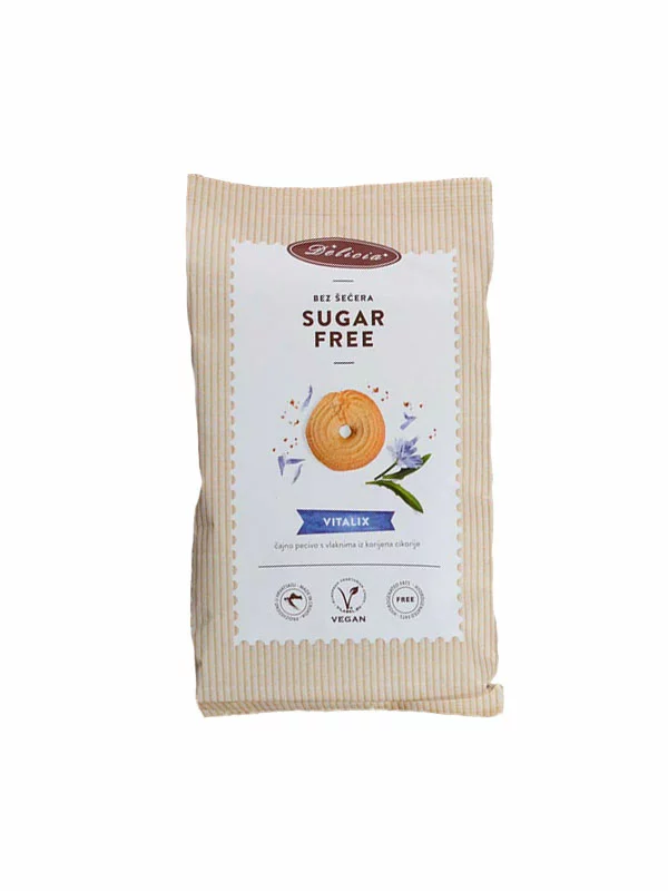 Vitalix Cookies With Chicory Root Fibers - Sugar Free 200g Delicia