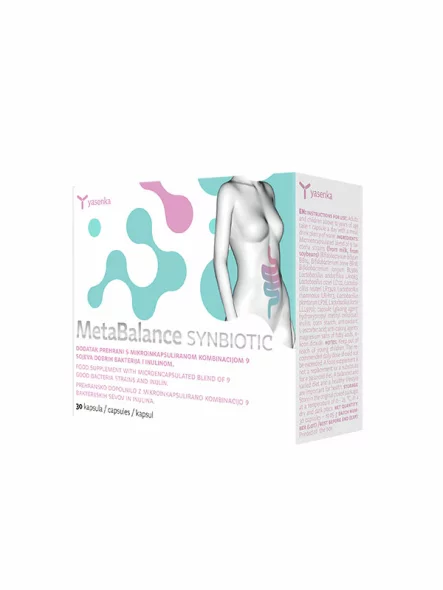 Meta Balance Synbiotic Dietary Supplement - 30 Capsules Yasenka