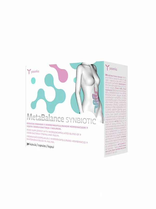 Meta Balance Synbiotic Dietary Supplement - 30 Capsules Yasenka