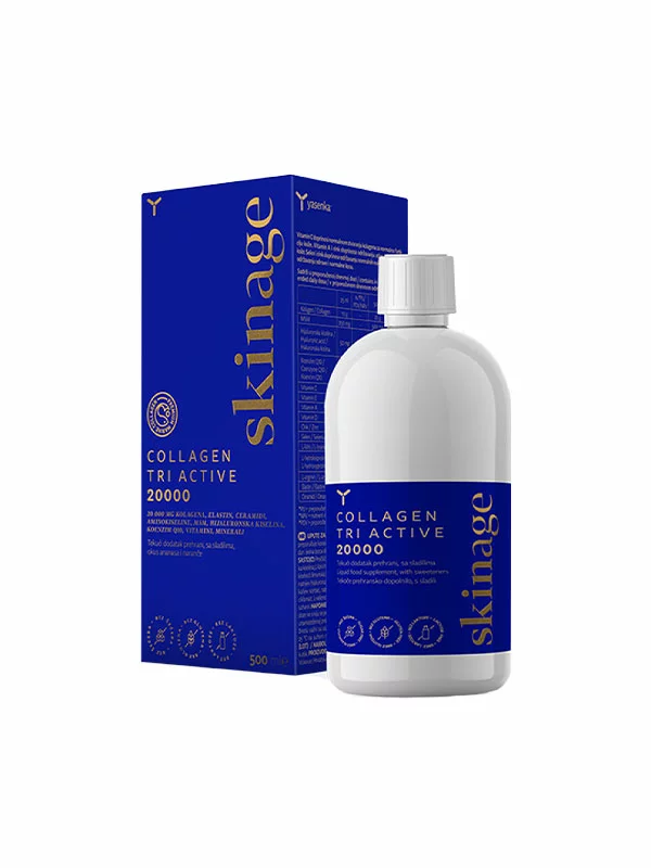 Skinage Collagen TRI ACTIVE 20.000 - Orange & Pineapple 500ml Yasenka