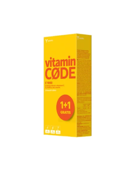 1+1 GRATIS Vitamin C Effervescent Tablets - Orange 40pcs Yasenka