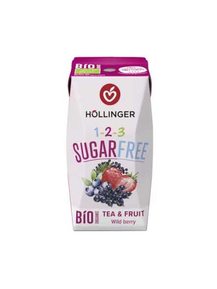 Wild Berry Juice Sugar Free - Organic 200ml Hollinger