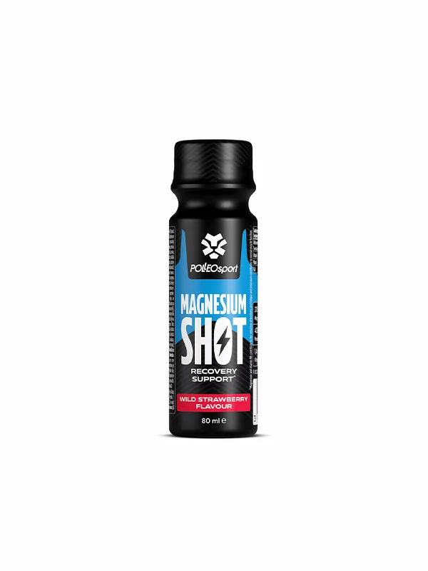 SHOT Magnesium + Vitamin B6 - Wild Strawberry 80ml Polleo Sport