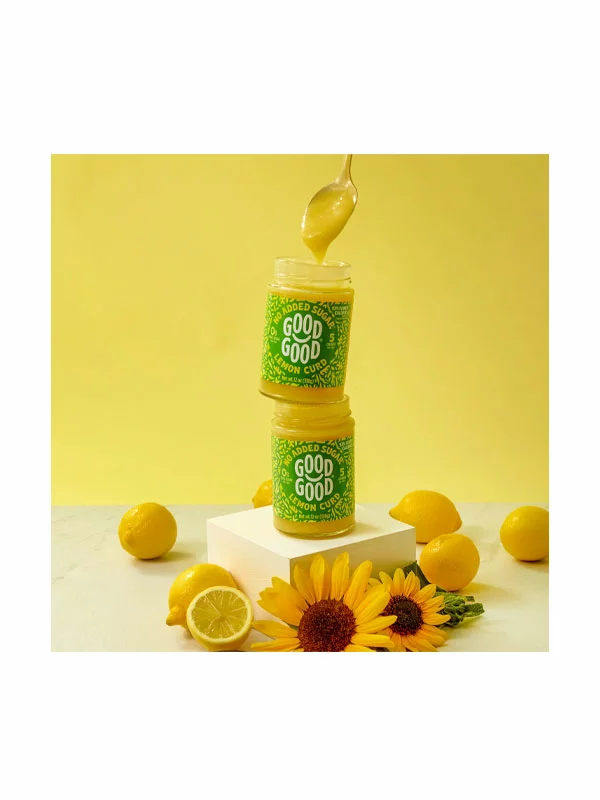 Lemon Curd With No Added Sugar 330g - Good Good