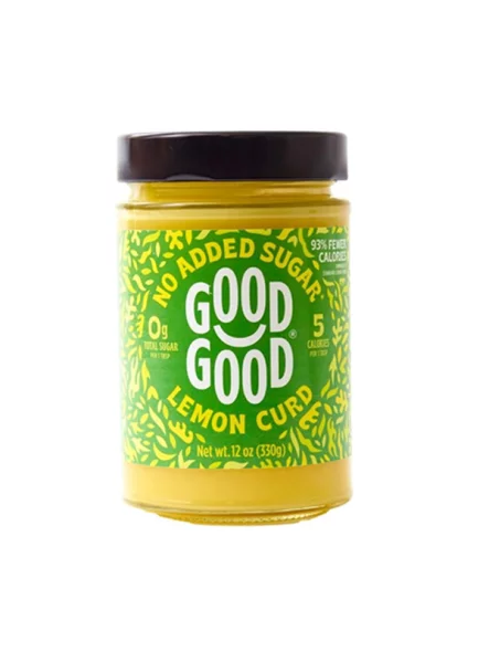 Lemon Curd With No Added Sugar 330g - Good Good