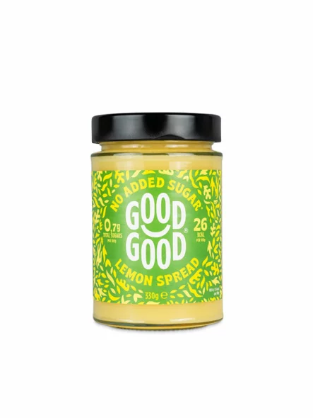 Lemon Curd With No Added Sugar 330g - Good Good