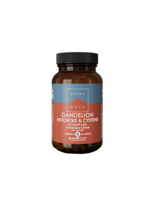 Dandelion, Artichoke & Cysteine Complex For Liver - 50 Capsules Terranova