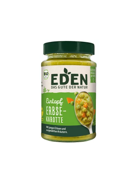 Pea & Carrot Stew - Organic 400g Eden