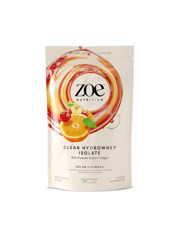 Clear Hydrowhey Sex On The Beach - 454g zoe Nutrition