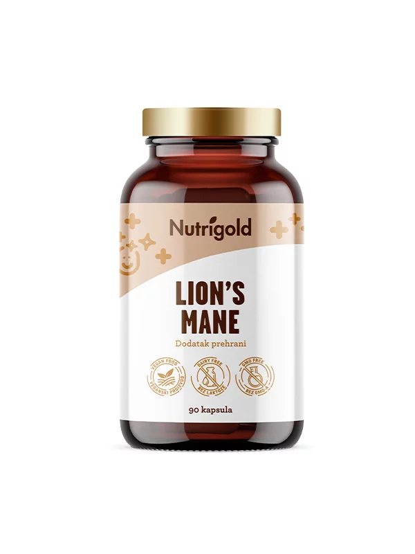 Nutrigold vegan Lion's Mane capsules