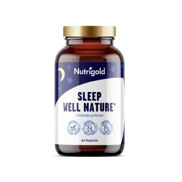 Sleep Well Nature 600mg - 90 Vegan Capsules Nutrigold
