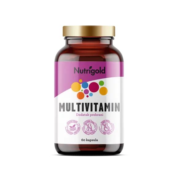 Multivitamin 527mg - 60 Vegan Capsules Nutrigold