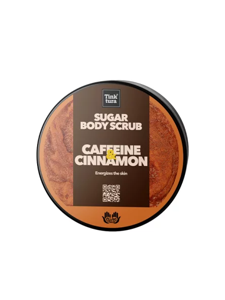 Sugar Body Scrub Caffeine & Cinnamon - 200ml Tinktura