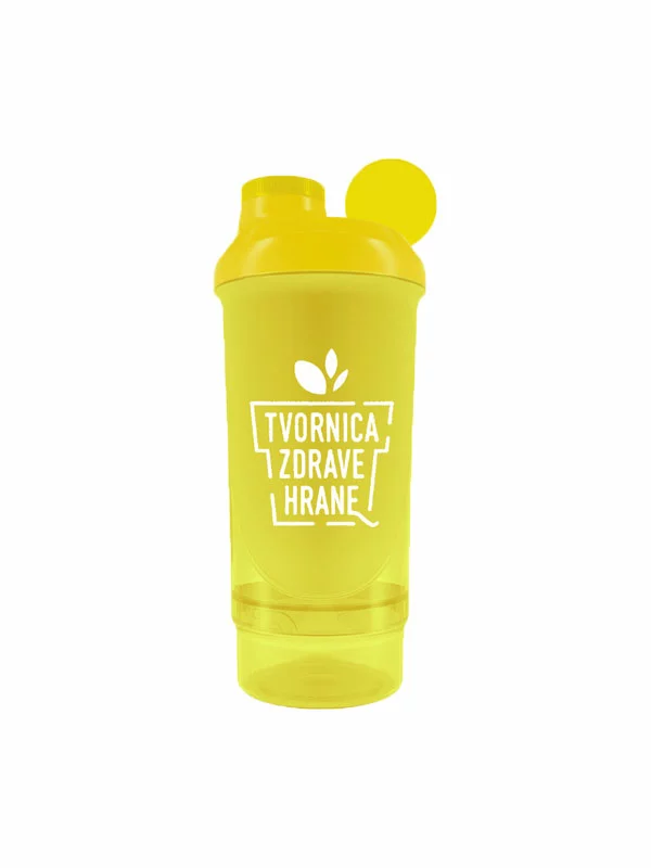 Nutrigold Smart Shaker Žuti zapremnine 500ml s dodatnom posudom 150 ml