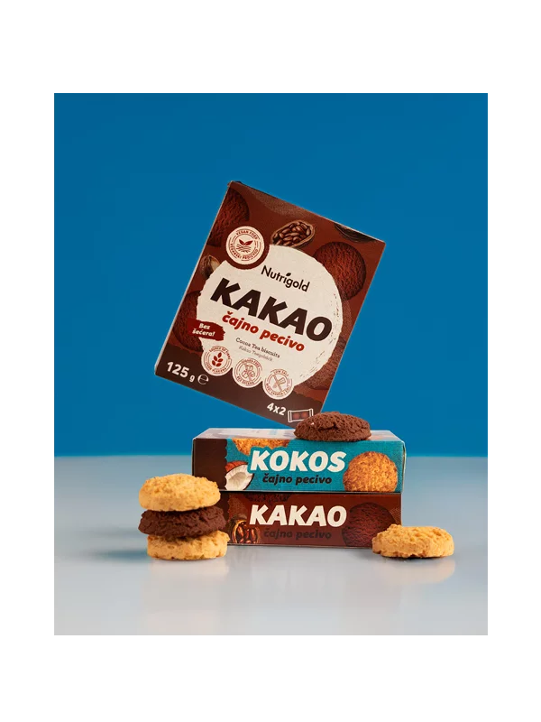 Tea Biscuits Coconut - Sugar Free 125g Nutrigold