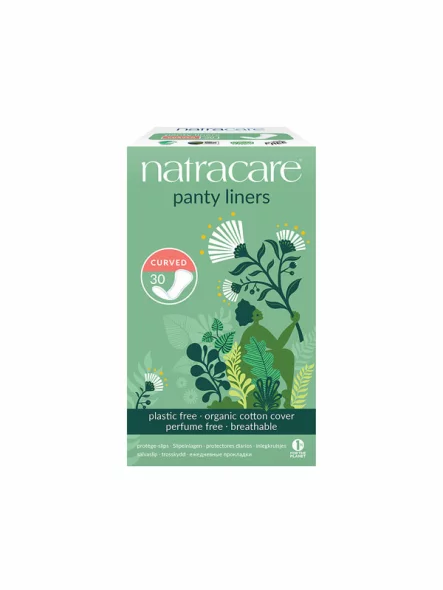 Curved Panty Liners - 30pcs Natracare