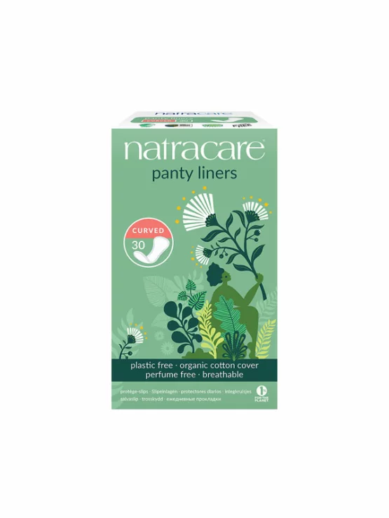 Natracare dnevni ulošci 30 komada u pakiranju od recikliranog kartona.