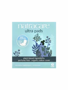 Ultra Super Pads With Wings - 12pcs Natracare