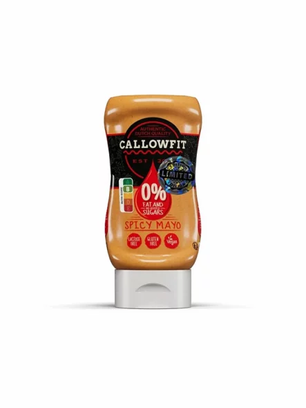 Spicy Mayo Style Sauce - Gluten-Free & No Added Sugar, 300ml - Callowfit