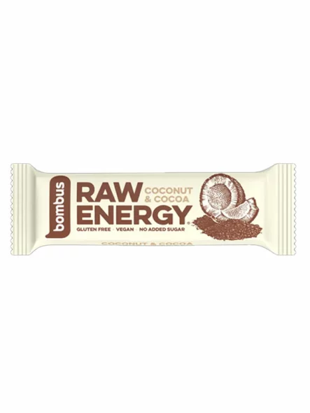 Raw Bar Coconut & Cocoa - Organic 50g Bombus