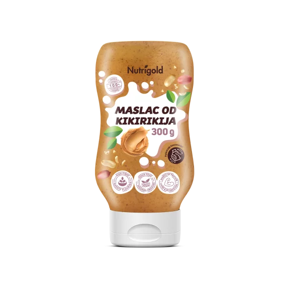 Peanut Butter - Squeeze 300g Nutrigold