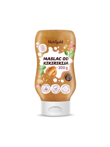 Peanut Butter - Squeeze 300g Nutrigold