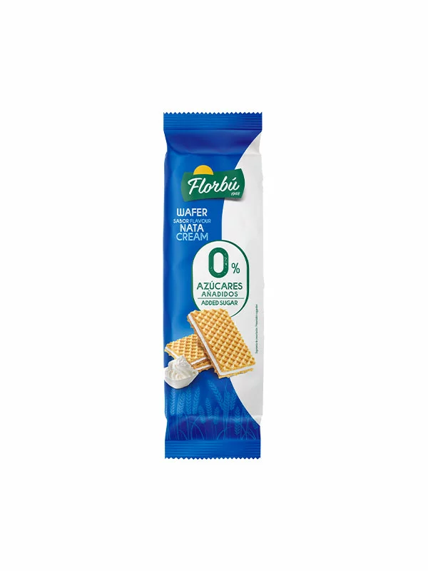 Cream Filling Wafers - No Added Sugar 150g Florbú