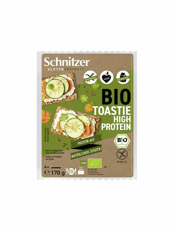 High Protein Toast Bread Gluten Free - Organic 170g Schnitzer