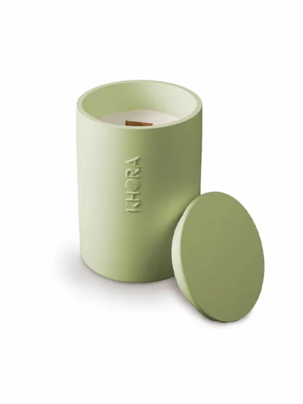 Scented Candle With 100% Soy Wax - Matcha Latte - Khora