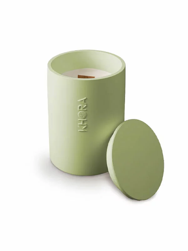 Scented Candle With 100% Soy Wax - Matcha Latte - Khora