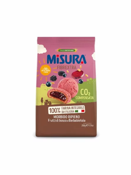 Whole Grain Biscuit Filled With Beetroot & Berries - 260g Misura