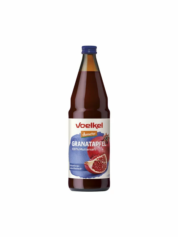 Pomegranate Juice 100% Mother Juice - Organic 0,75l Voelkel
