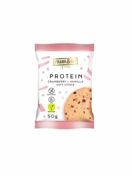 Protein Cookie Cranberry & Vanilla - No Added Sugar 50g Frank&Oli