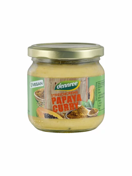 Papaya & Curry Spread - Organic 180g Dennree
