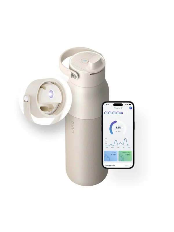 Self-Cleaning Water Bottle PureVis2™ Mojave Dune - 680ml LARQ