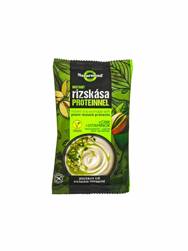 Instant Rice Porridge Pistachio - Vegan & Gluten Free 44g Naturmind