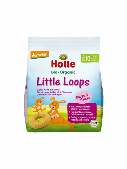 Date Biscuits With Spelt ''Little Loops'' (from 10 months) - Organic 80g Holle