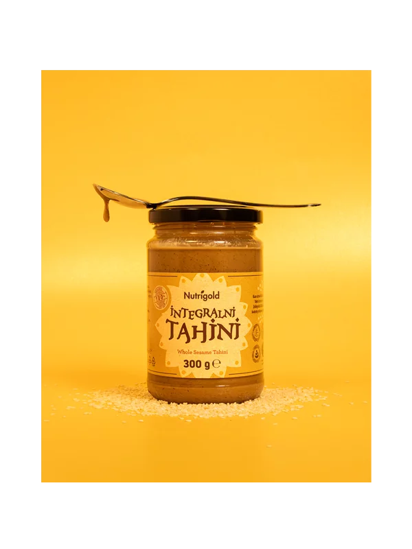 Nutrigold integralni tahini u pakiranju od 300g.