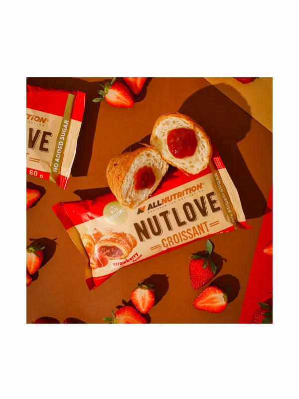 Croissant with Strawberry Filling - No Added Sugar 60g All Nutrition
