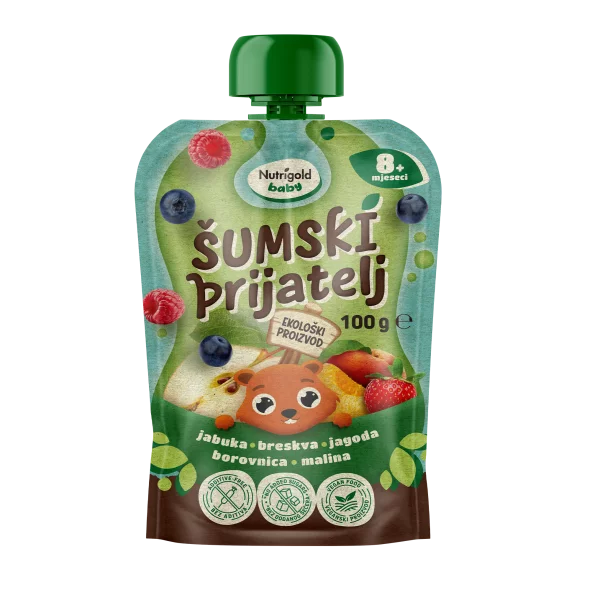 Forest Friends Fruit Purée - Organic 100g Nutrigold Baby