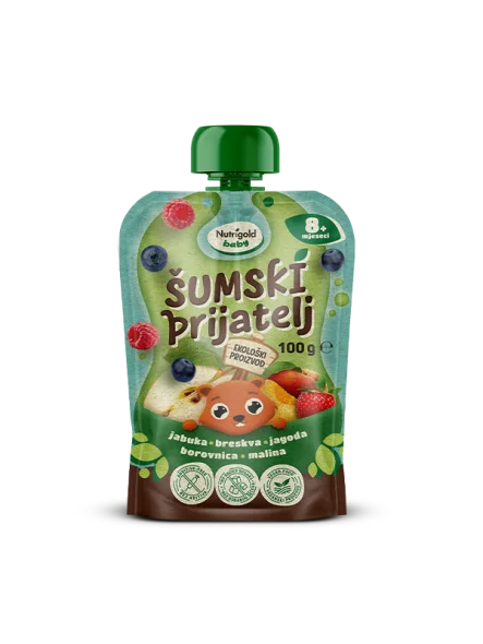 Forest Friends Fruit Purée - Organic 100g Nutrigold Baby