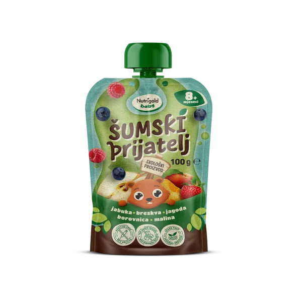 Forest Friends Fruit Purée - Organic 100g Nutrigold Baby