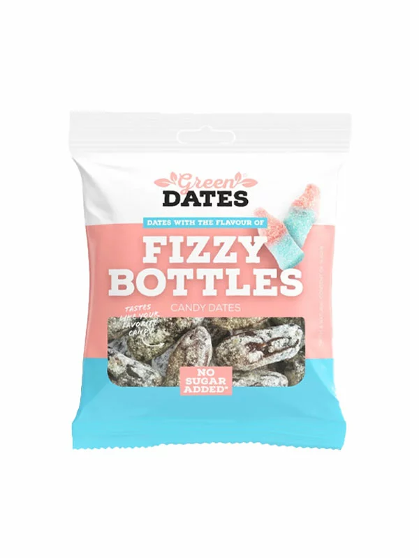 Dates With The Flavour Of Fizzy Bottles - 90g Green Dates