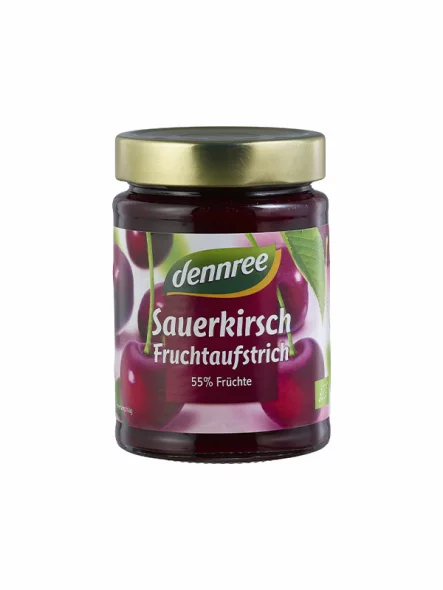 Sour Cherry Jam - Organic 340g Dennree