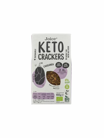 Keto Crackers With Chia Seeds - Organic 60g JFOODS SA