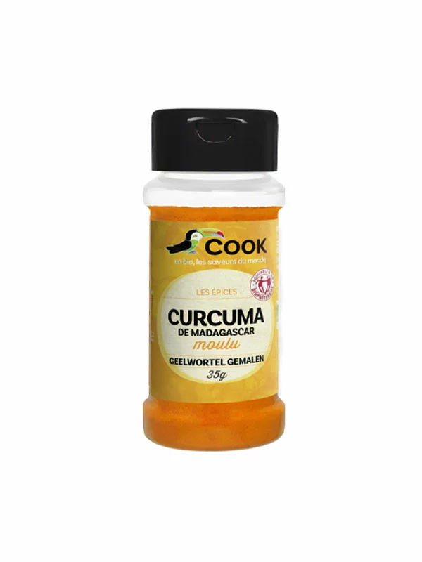 Cook organska kurkuma bez glutena u pakiranju od 35g.